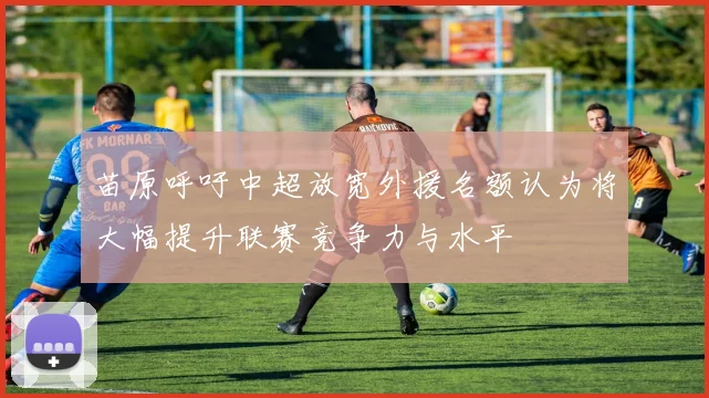苗原呼吁中超放宽外援名额认为将大幅提升联赛竞争力与水平